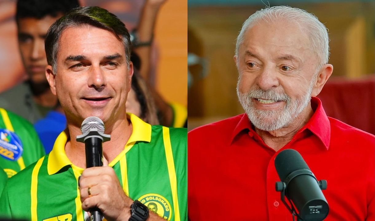 Flávio Bolsonaro (PL) e Lula (PT) | Vitor Salles/Flickr - Ricardo Stuckert/Flickr