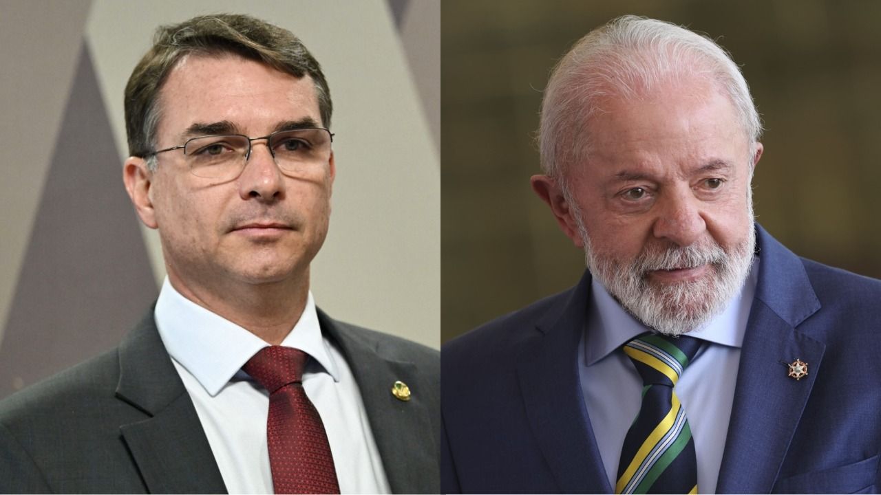 Flávio Bolsonaro (PL) e Luiz Inácio Lula da Silva (PT) | Reprodução