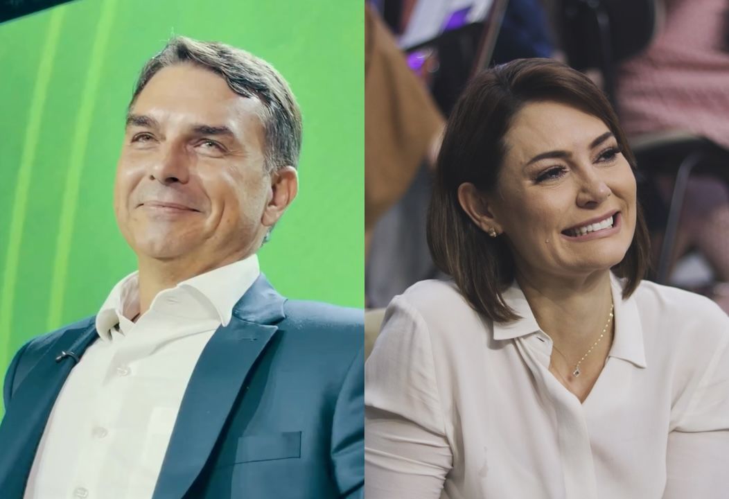Michelle diz ter colocado “uma pedra” em crise com Flávio
