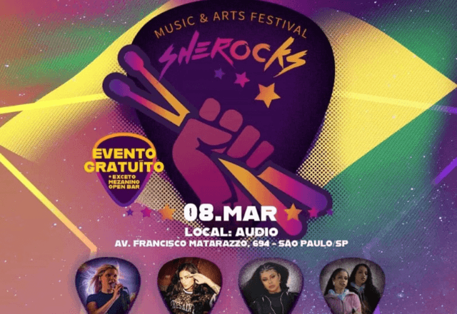 Festival 'SheRocks! Music & Arts' chega a São Paulo com artistas brasileiras em 1º edição