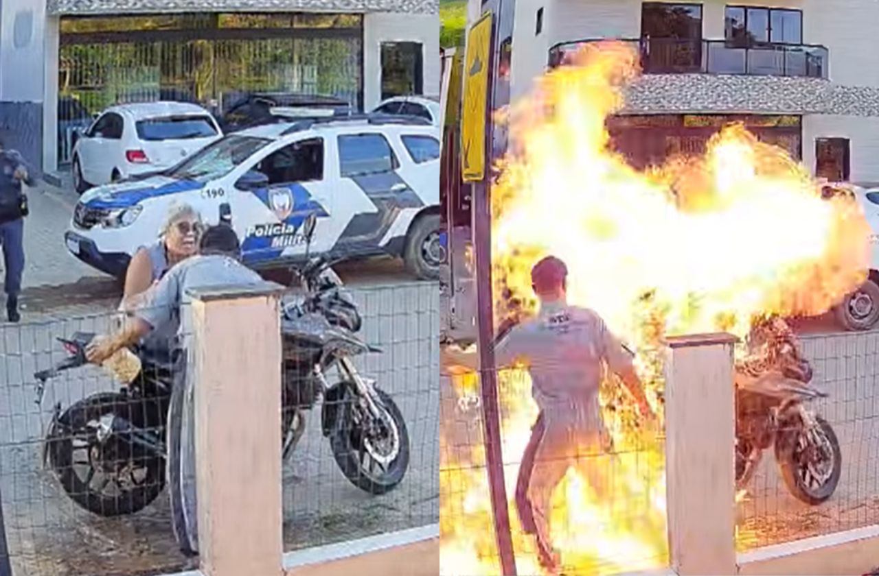 Mulher morre após ser queimada ao tentar impedir filho de incendiar moto no ES