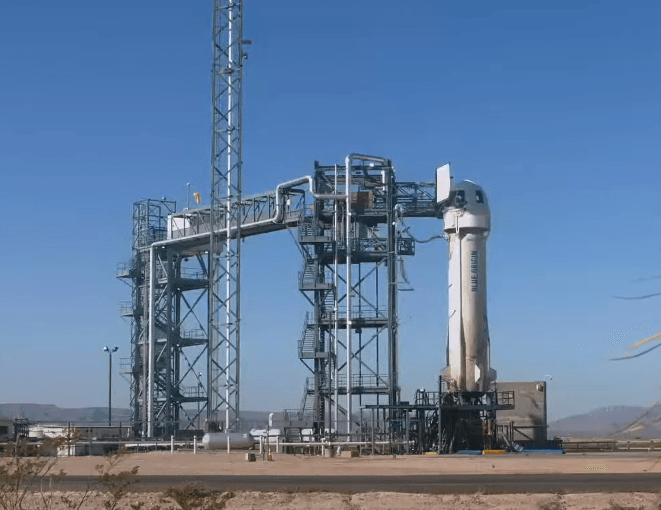 Nave da Blue Origin | Reprodução
