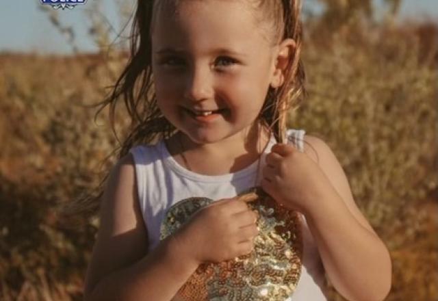 foto da menina encontrada após desaparecer por 18 dias