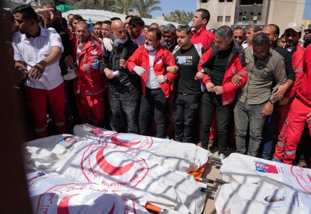 Ataque a ambulâncias em Gaza foi erro, admite Exército de Israel | Foto: Reprodução/ Abdel Kareem Hana (AP Photo)