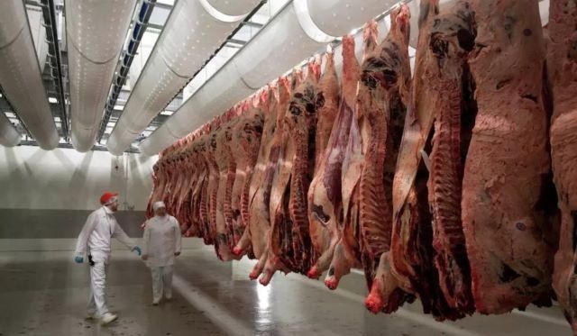 Frigorífico de carne no Brasil (Divulgação/ABIEC)