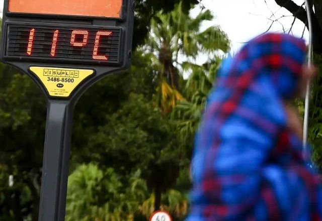 Chegada de frente fria no RS | Agência Brasil