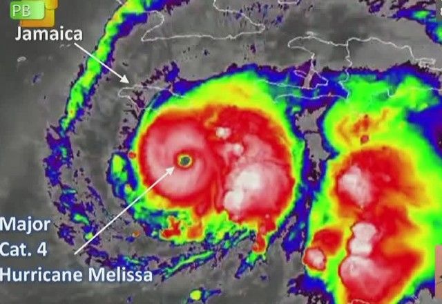 Furacão Melissa | Reprodução