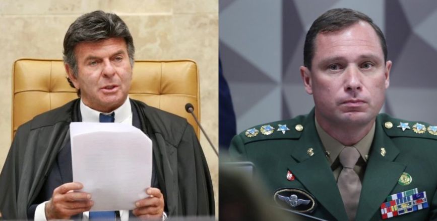 Luiz Fux e Mauro Cid | STF/ Câmara 