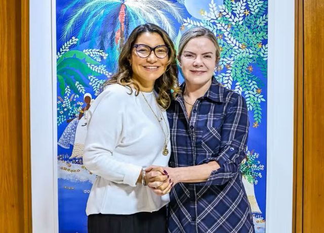 Janja e Gleisi Hoffman | Foto: Reprodução/Instagram