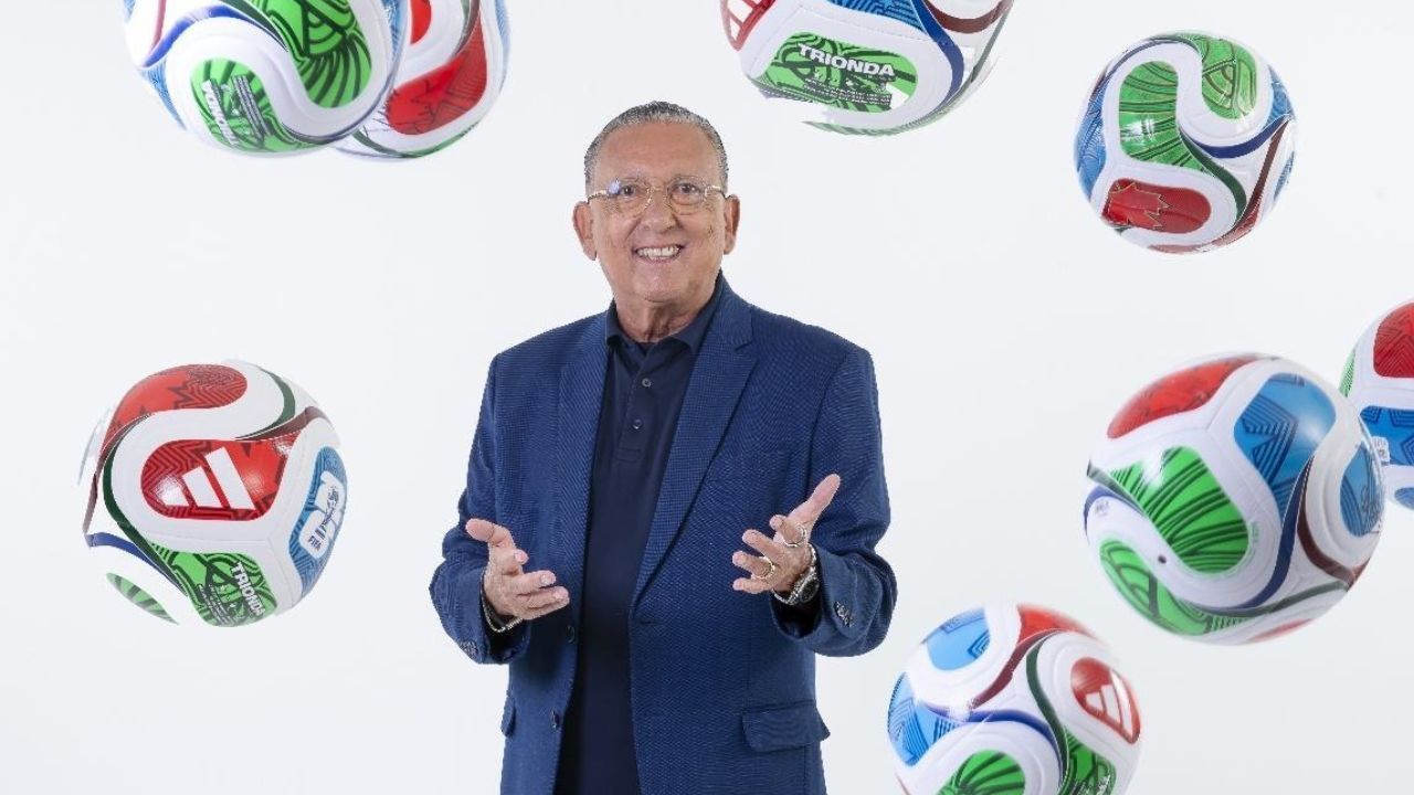 Galvão Bueno narra 100º gol do Brasil em Copas | Rogerio Pallata/SBT