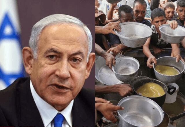 Netanyahu anuncia novo plano de ajuda a Gaza em meio a bloqueios e crise humanitária | Foto: reprodução/AP