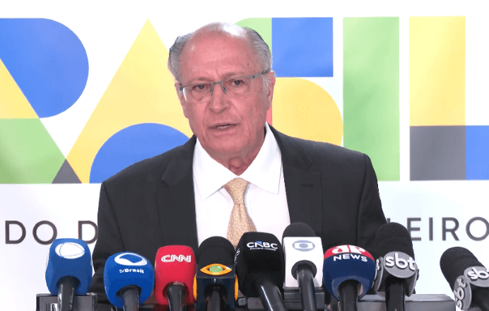 O vice-presidente Geraldo Alckmin | Reprodução/SBT News