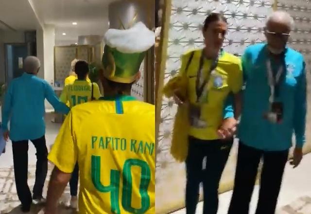 gilberto gil é hostilizado em estádio do Catar