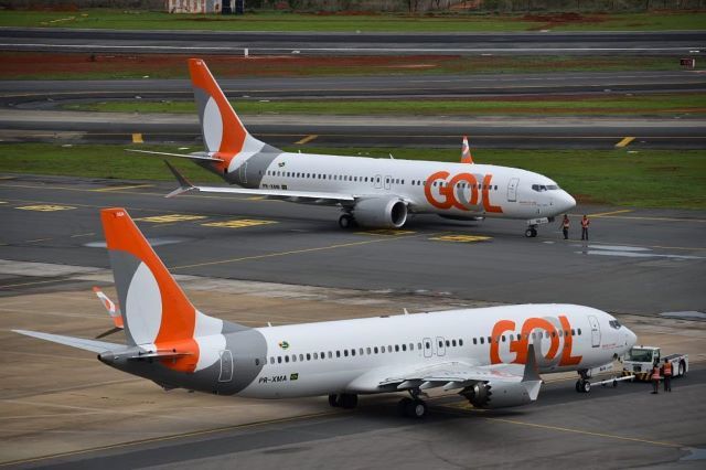 Aeronaves da Gol no aeroporto de Brasília (José Roberto/Divulgação)