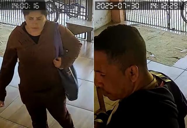Dupla de estelionatários deu "golpe do gás" em idosa de Suzano, na Grande São Paulo | Reprodução