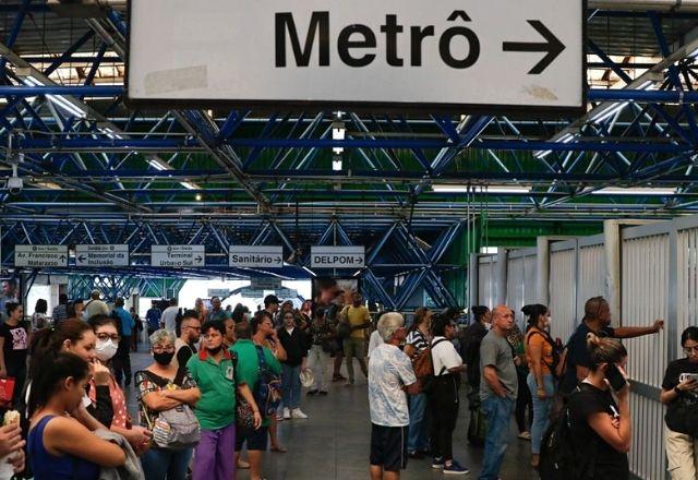 greve no metrô