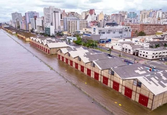 Nível do Rio Guaíba alcança novo recorde de cheia | Agência Brasil