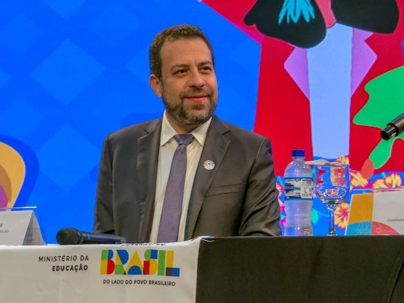 O ministro da Secretaria-Geral da Presidência, Guilherme Boulos | Adriano Sarmento/SGPR