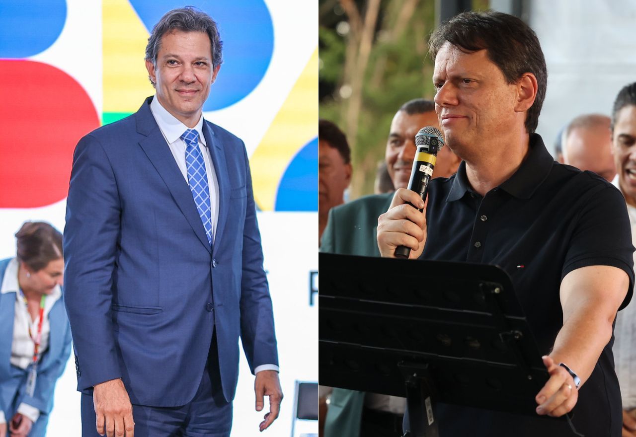 Fernando Haddad (PT) e Tarcísio de Freitas (Republicanos) | Montagem: Ricardo Stuckert/PR e Paulo Guereta/Governo Estado SP