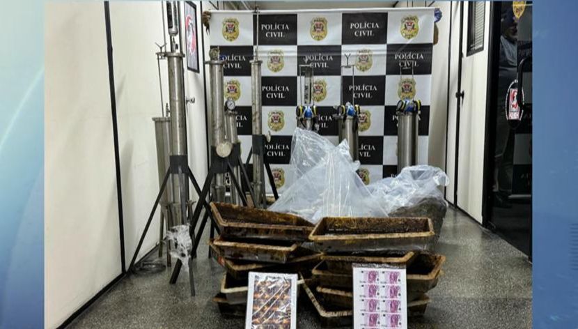 Dry marroquino e ice, apreendidos pela PM, feitos a partir do haxixe, a maconha em estado mais puro | Reprodução