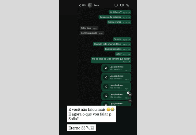 Esposa de Heber via Instagram. | Reprodução/Redes sociais