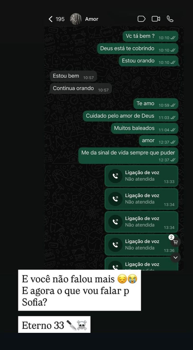 Esposa de Heber via Instagram. | Reprodução