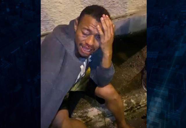 homem espancado no rio