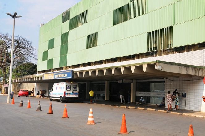 Entrada da emergência do Hospital de Base em Brasília | Renato Araújo/Agência Brasília