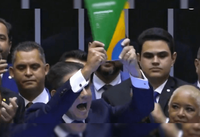 Eleito presidente da Câmara, Hugo Motta defende a Constituição e a democracia | Reprodução