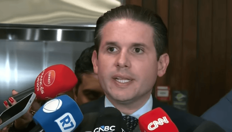 O presidente da Câmara, Hugo Motta | Reprodução/SBT News