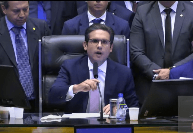 Hugo Motta durante abertura dos trabalhos na Câmara dos Deputados | Reprodução: TV Câmara