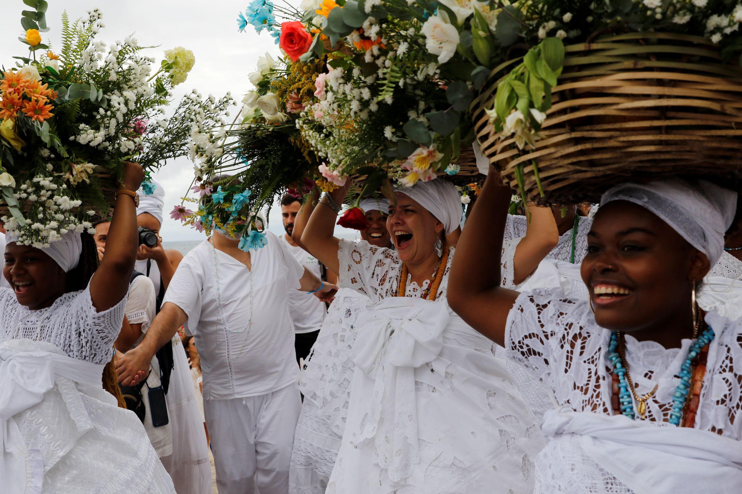 Celebração ao Dia de Iemanjá, no Rio. Foto: Fernando Frazão/Agência Brasil