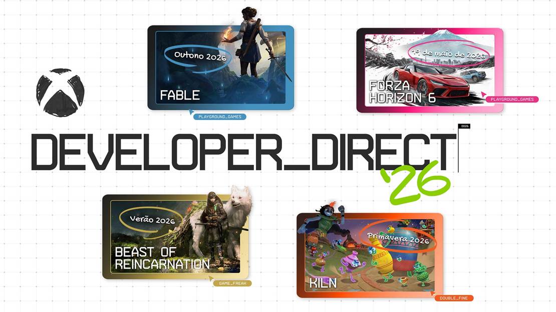 Xbox Developer Direct anuncia investimento da Microsoft em títulos criativos e ambiosos em 2026 | Reprodução