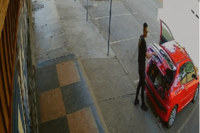 Imagens de câmeras de segurança mostram Vinícius perto da casa de nova vítima | Reprodução