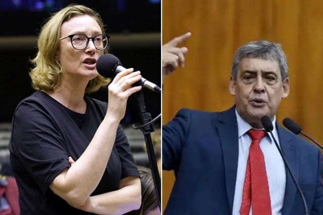 Candidatos Maria do Rosário e Sebastião Melo