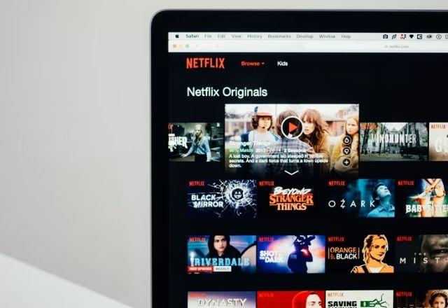 imagem da tela do serviço de streaming netflix