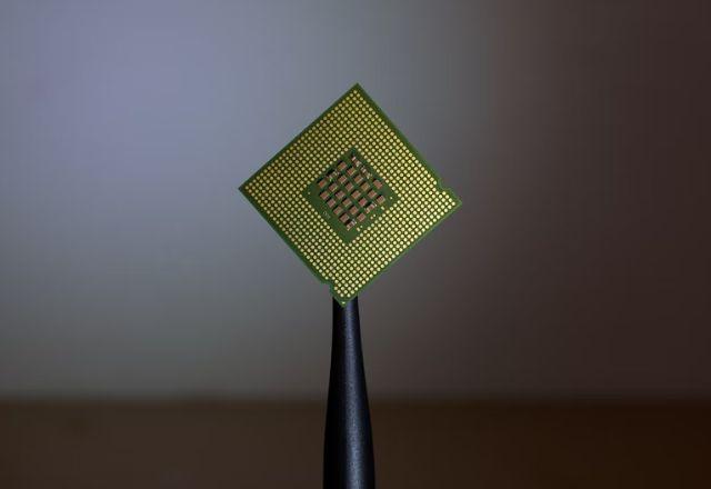 imagem de chips de computador