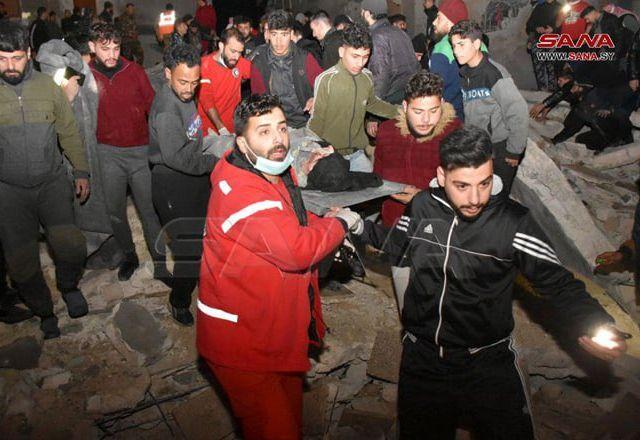 imagem de regiao afetada por terremoto