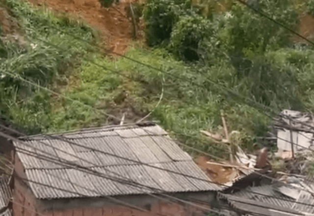 Deslizamento de terra em Manaus deixa dois desaparecidos | Foto: Reprodução