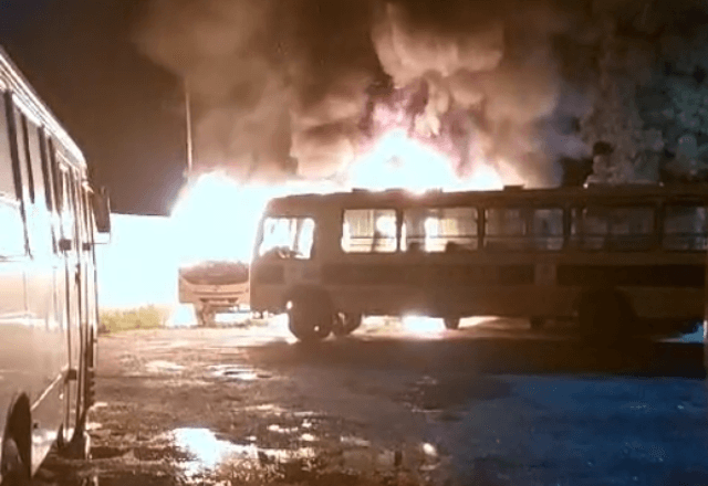 Ataques a ônibus continuam após chegada da Força Nacional em Rondônia 