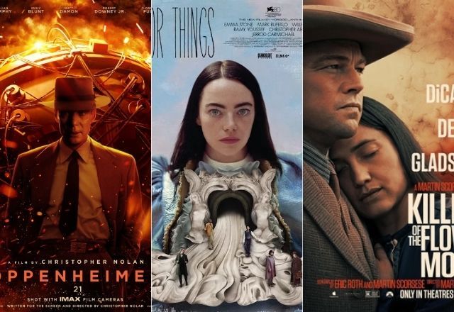 OS FILMES OPPHEIMER, POBRES CRIATURAS E ASSASSINO DA LUA DAS FLORES SÃO OS LÍDERES DE INDICAÇÕES AO OSCAR 2024