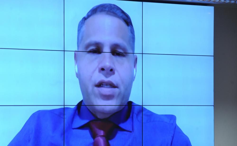 Eduardo Tagliaferro, perito digital e ex-servidor do TSE, durante oitiva na Comissão de Constituição e Justiça. Foto: Bruno Spada/Câmara dos Deputados