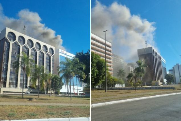 Incêndio atinge sede da OAB em Brasília. | Divulgação/OAB