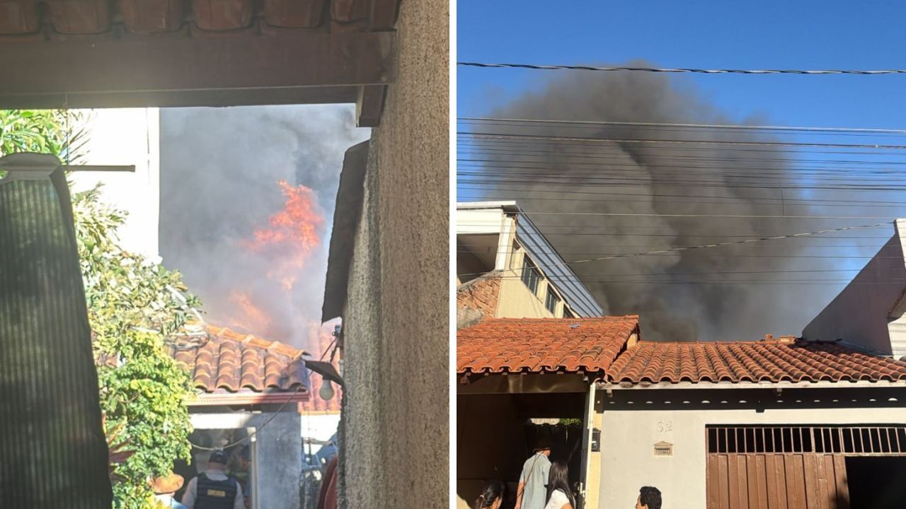 Vídeo: Incêndio atinge galpão em Contagem, na Grande BH