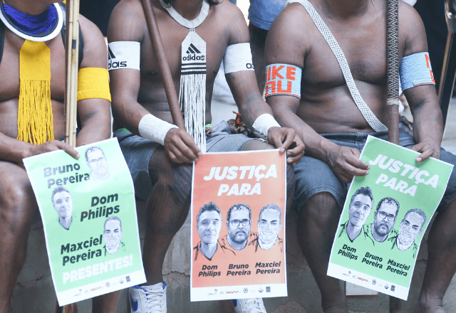 A Universidade de Brasília (UnB) realizou, homenagem para lembrar um ano do caso em 2023 | Reprodução Valter Campanato/Agência Brasil