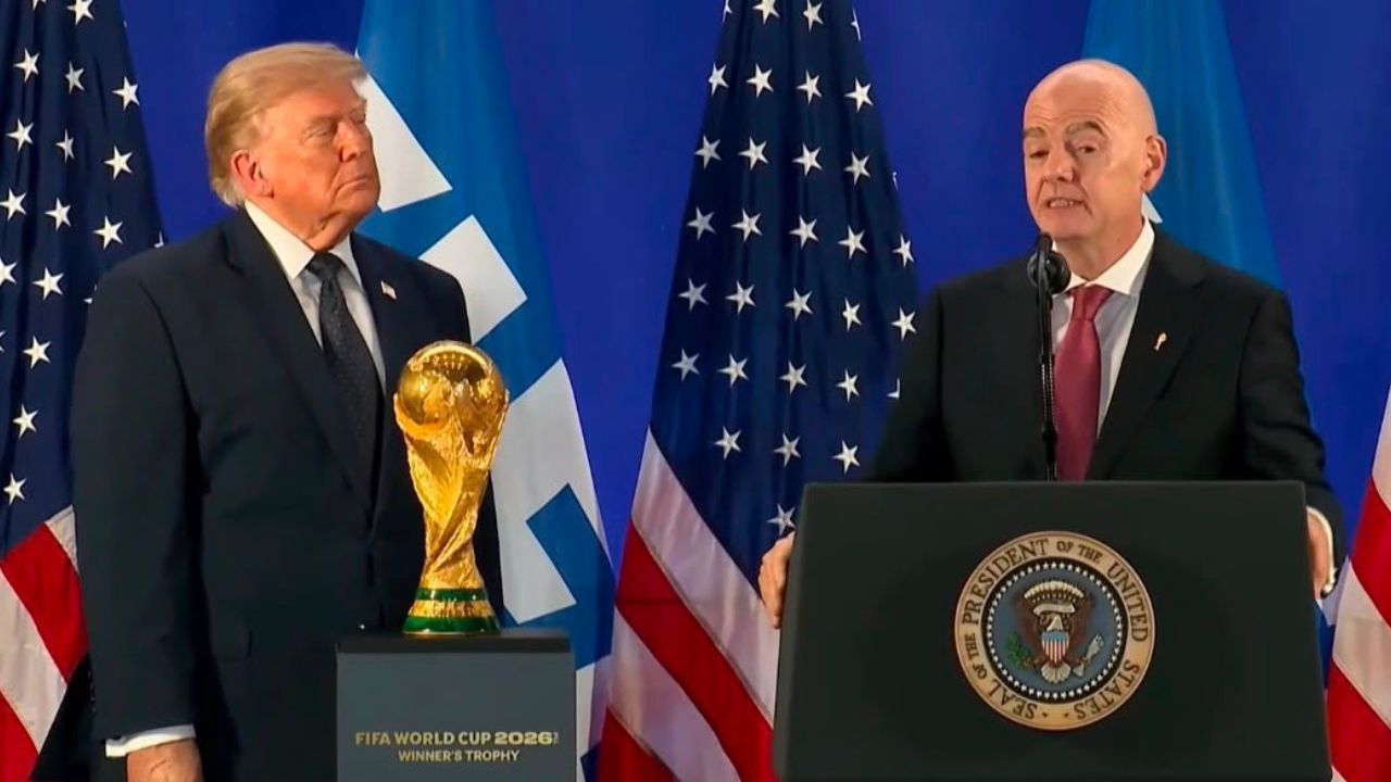 Donald Trump e Gianni Infantino | Foto: Reprodução/Casa Branca