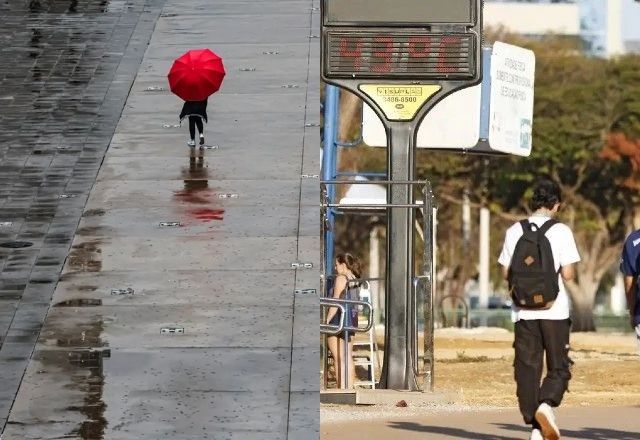 Inmet emite alerta laranja e vermelho | Paulo Pinto/Agência Brasil e Reprodução