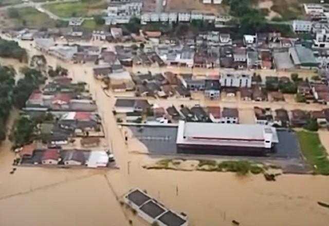 inundação santa catarina