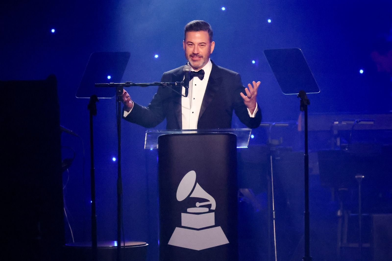 Jimmy Kimmel teve seu programa cancelado após tecer comentários sobre a reação da direita com a morte de Kirk | REUTERS/Mario Anzuoni