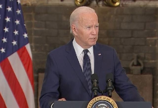 Biden havia programado um discurso em Las Vegas nesta noite, como parte de sua campanha à reeleição presidencial | Reprodução